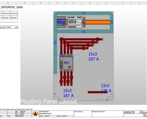 GRID MONITORING G99 Panel Incomer 160A | Panels and Parts Shopping