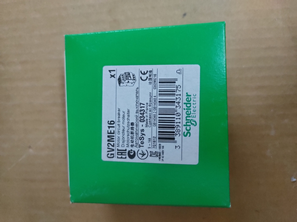 GV2ME16 Schneider Motor circuit breaker,TeSys Deca,3P,9-14A,thermal ...