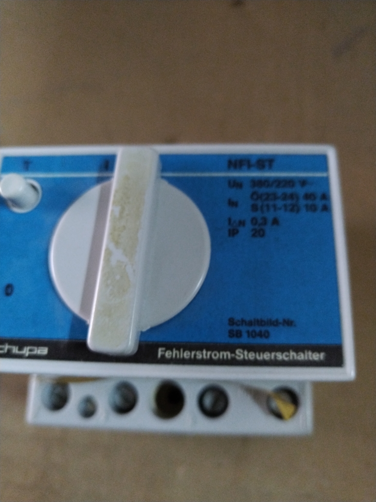 NFI-ST Schupa 40A 300mA 4-pole RCD Residual Current Circuit Breaker ...