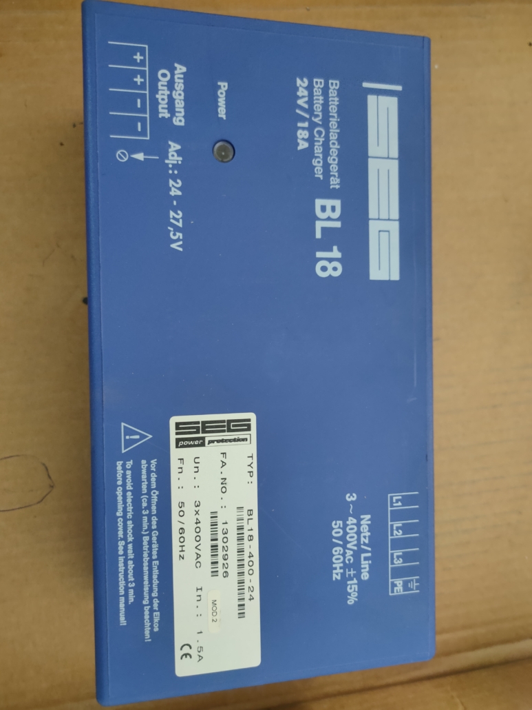 BL18-400-24 SEG Battery Charger | Panels and Parts Shopping