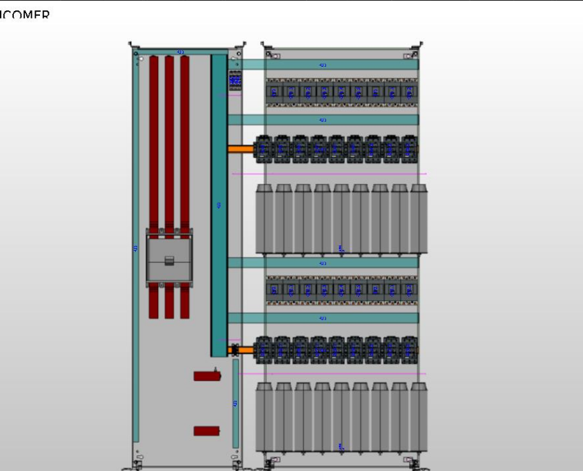Terminal Incomer Panel 900 KVAr Automatic Power Factor Correction (APFC) WITH INCOMER - Panels ...