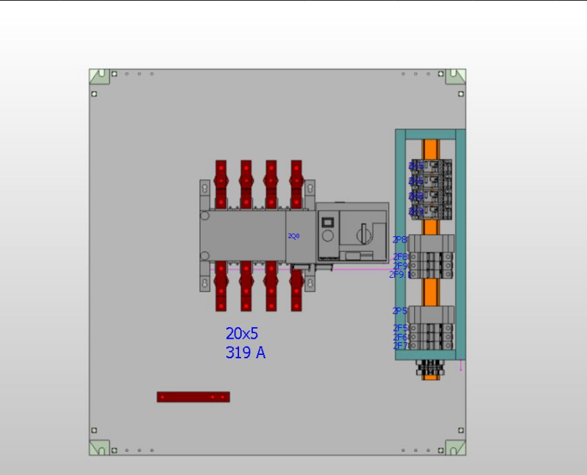 250A Motorized Change Over Switch (ATS) - Panels and Parts Shopping