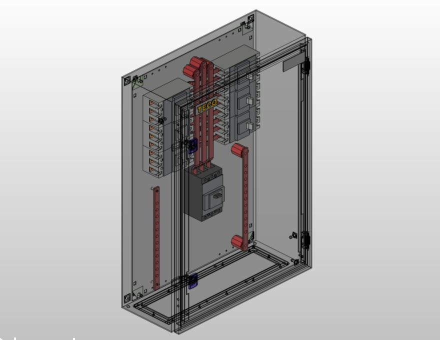 Terminal Incomer Panel Typical ABB SMDB Panel Incomer up to 160A 25KA Adjustable outgoing 6x ...