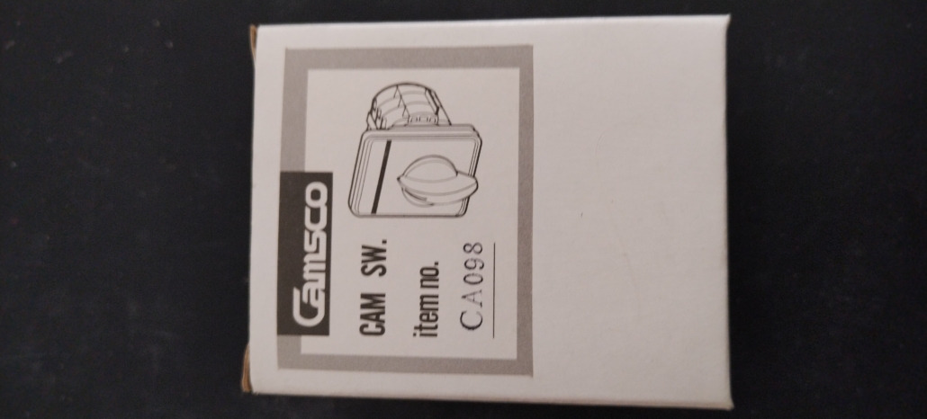 CA098 CAMSCO ON/OFF Cam Selector Switch 1NO - Panels and Parts Shopping