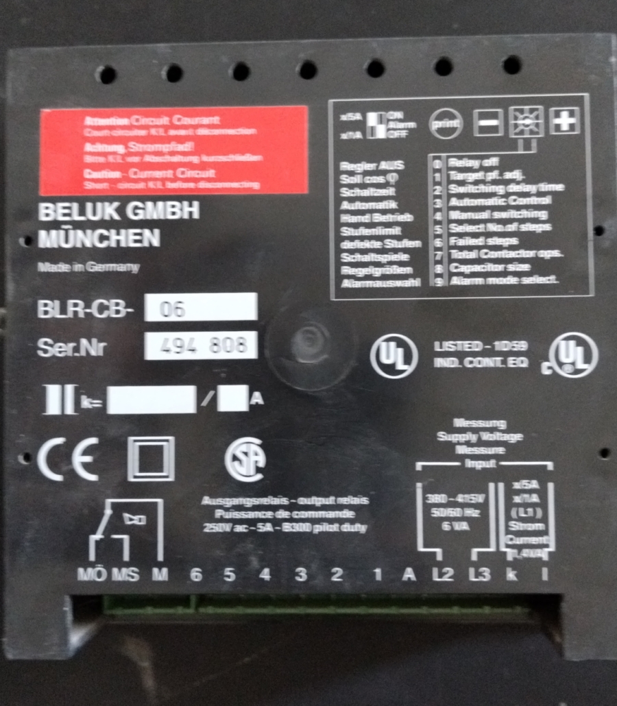 BLRCB06 AEG Power Factor Control Relay Panels and Parts Shopping