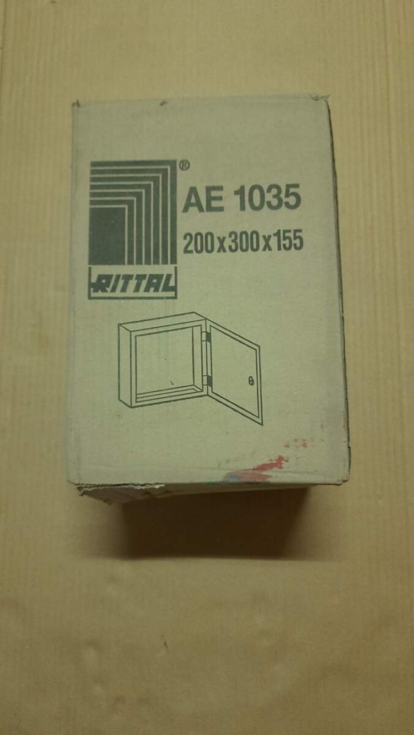 AE1035 RITTAL Enclosure (200x300x155)mm (WxHxD) IP55 RAL7032 - Panels ...