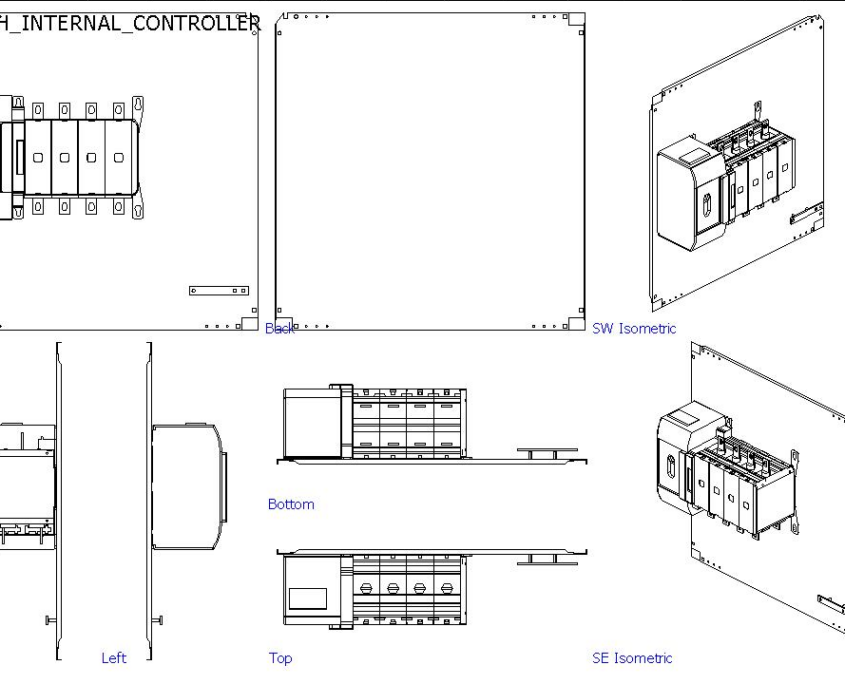 400A Motorized Change Over Switch (ATS) ABB WITH INTERNAL CONTROLLER ...
