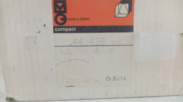 MERLIN GERIN 44430 E/L VIGI C400 C630 N-H-L REM 400-630 EARTH FAULT RELAY - Image 8