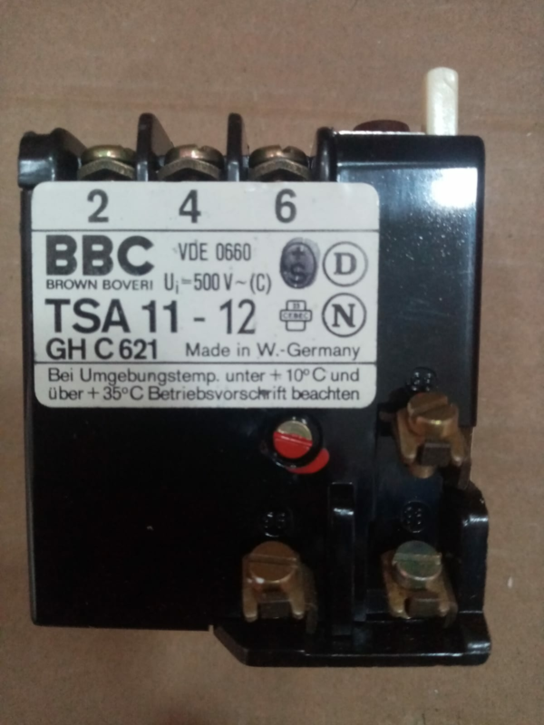 BBC TSA 11-12 Overload Relay - Image 2