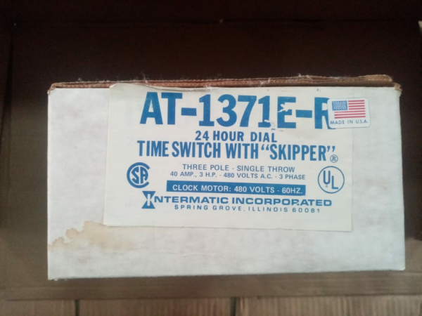 INTERMATIC AT-1371E-R 24 Hour Dial Time Switch with SKIPPER 3pole 40A UL Listed - Image 7