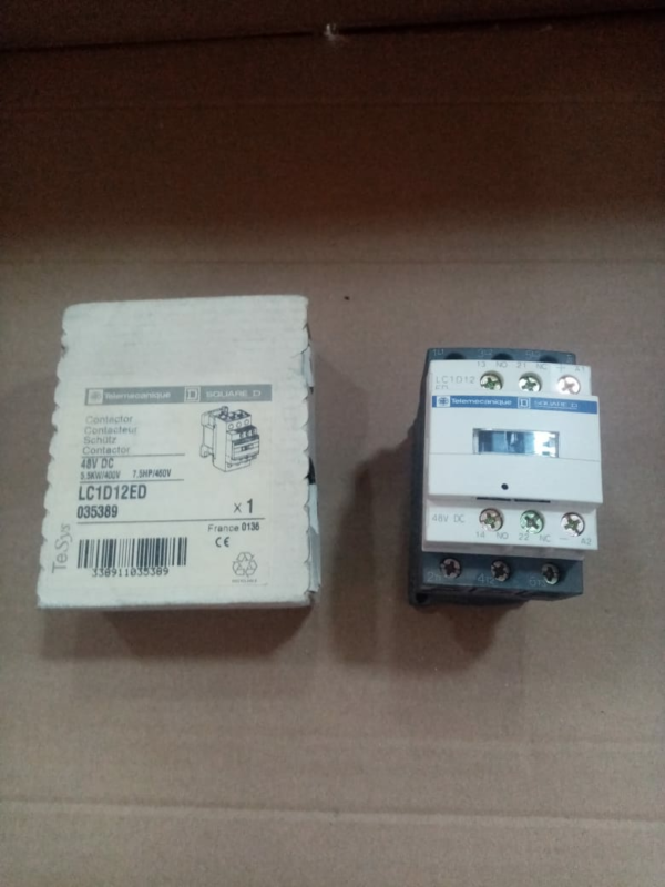 TELEMECANIQUE LC1D12ED CONTACTOR 48VDC 5.5KW - Image 4