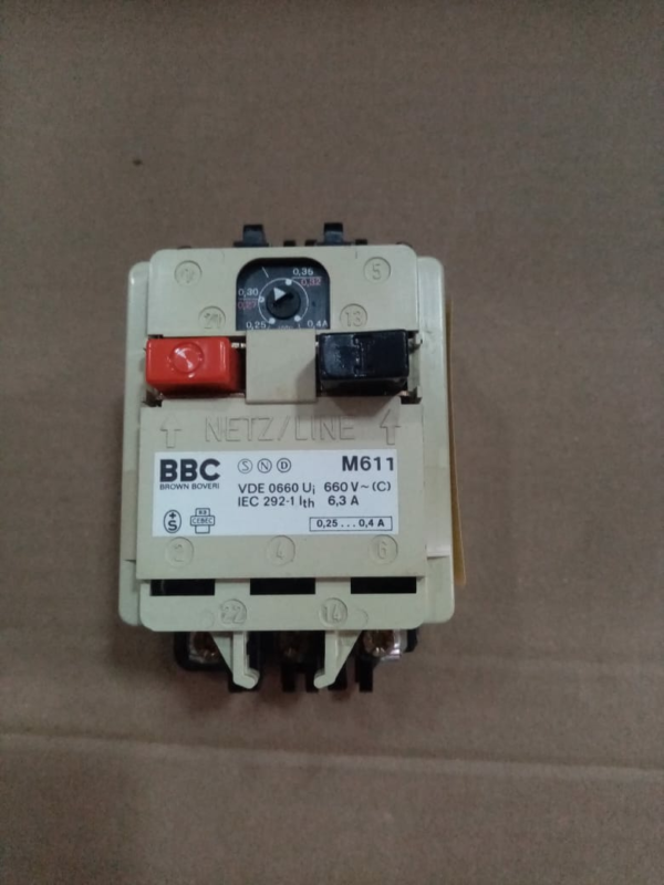 BBC MOTOR STARTER M611 0.25-0.4A