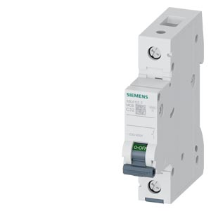 Miniature circuit breaker 230/400 V 6kA, 1-pole, C, 32 A