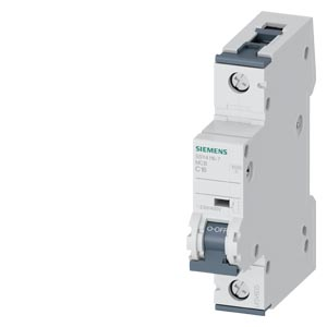 Miniature circuit breaker 230/400 V 10kA, 1-pole, C, 16A, D=7.0 cm