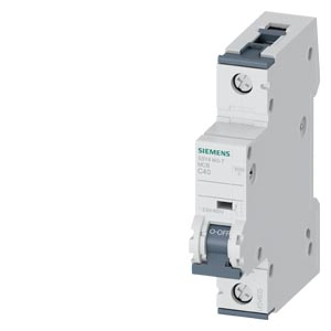 Miniature circuit breaker 230/400 V 10kA, 1-pole, C, 40A, D=70 mm