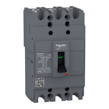 circuit breaker Easypact EZC100H - TMD - 80 A - 3 poles 3d