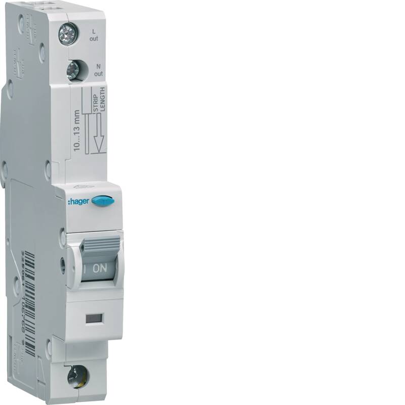 RCBO Electronic 1M 1P 10kA C-32A 30mA A Class