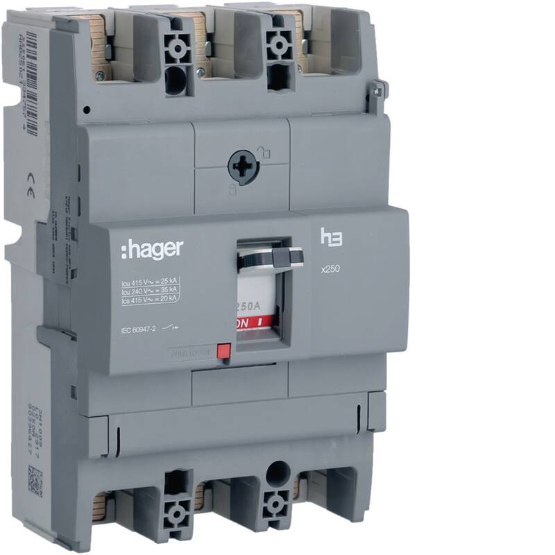 Moulded Case Circuit Breaker X250 3P 25kA 250A TM