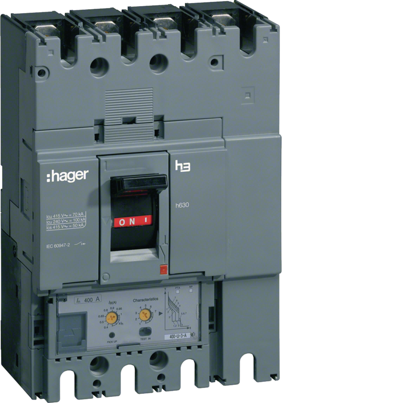 Moulded Case Circuit Breaker h630 3P 50kA 630A LSI