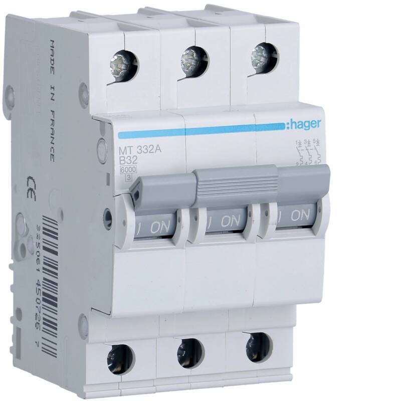MCB 3P 6kA B-32A 3M