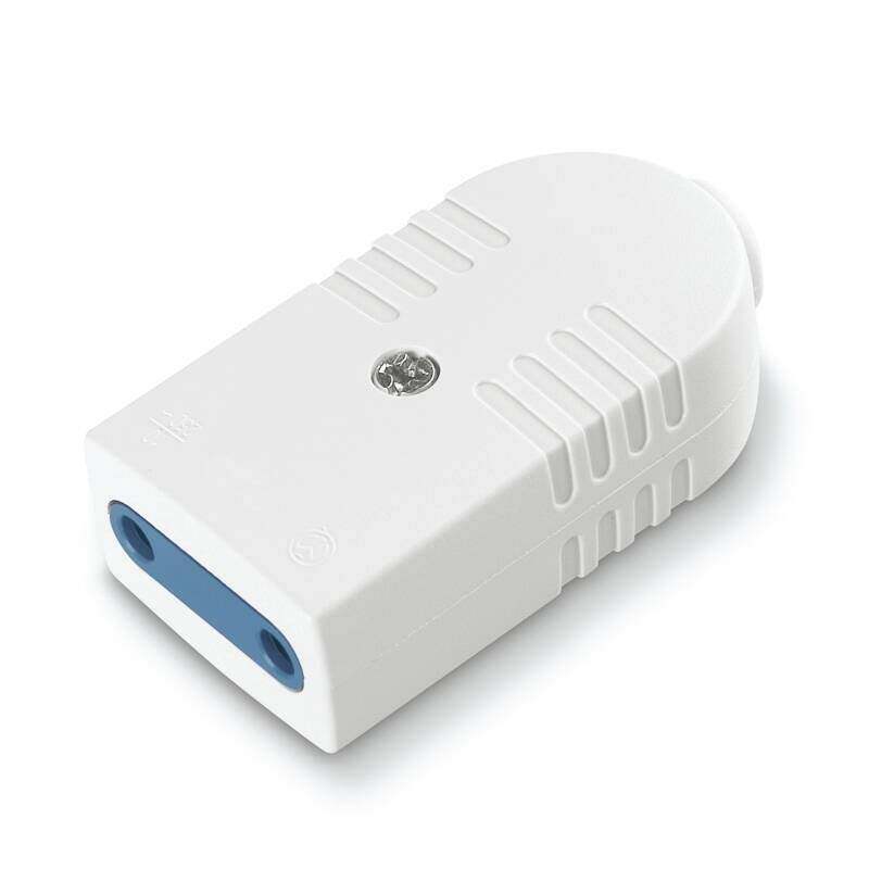 CONNECTOR - 2P 10A WHITE