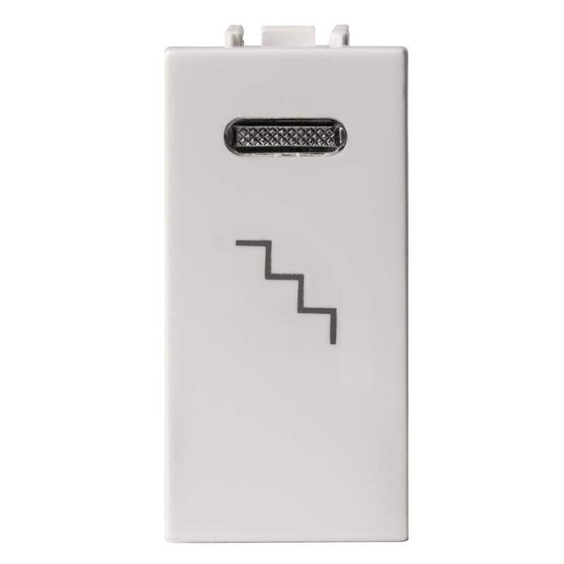 PUSH BUTTON "STAIRCASE" symbol 10AX WHITE WITH NEON