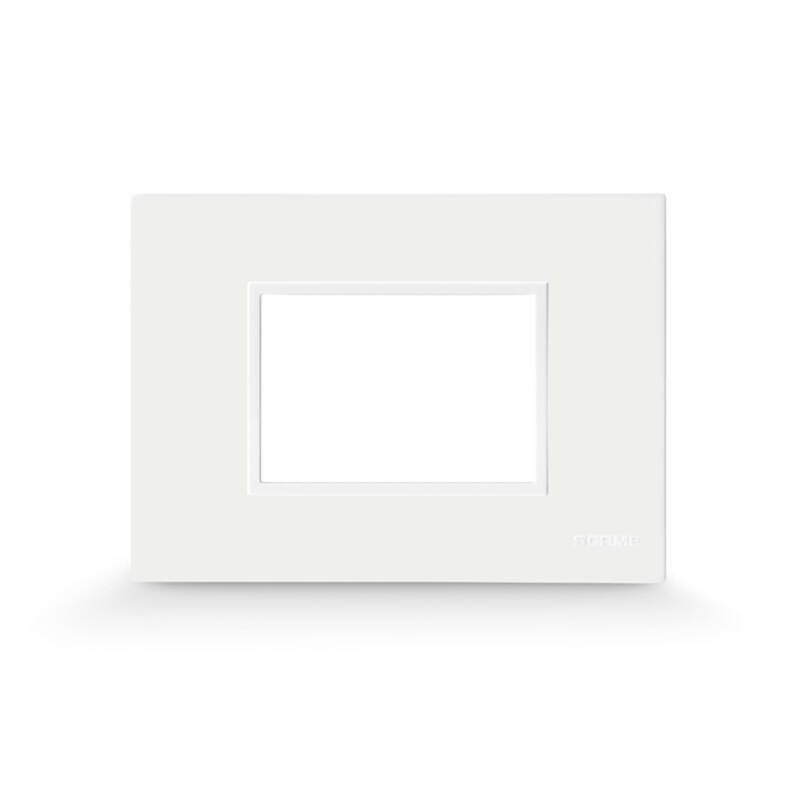 COVER PLATE - WHITE WIDE FRONTPLATE