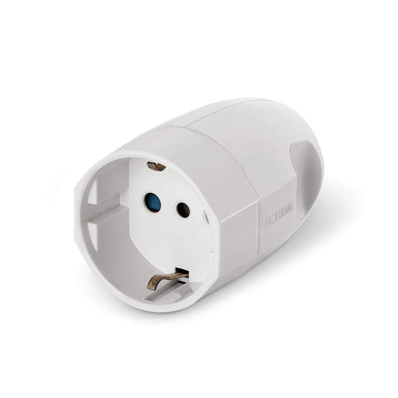 CONNECTOR 2P+E 16A P30 WHITE