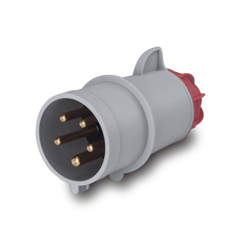 PLUG - 16A 3P+N+E 6h 346-415V 60Hz 50Hz Screw terminals