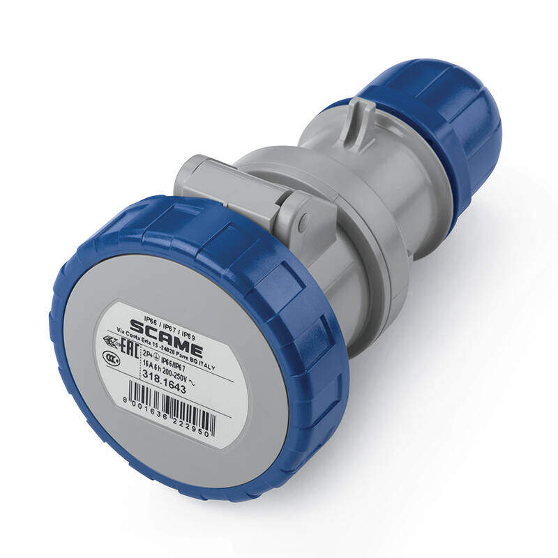 CONNECTOR 16A 2P+E 6h 200-250V 60Hz 50Hz Screw terminals