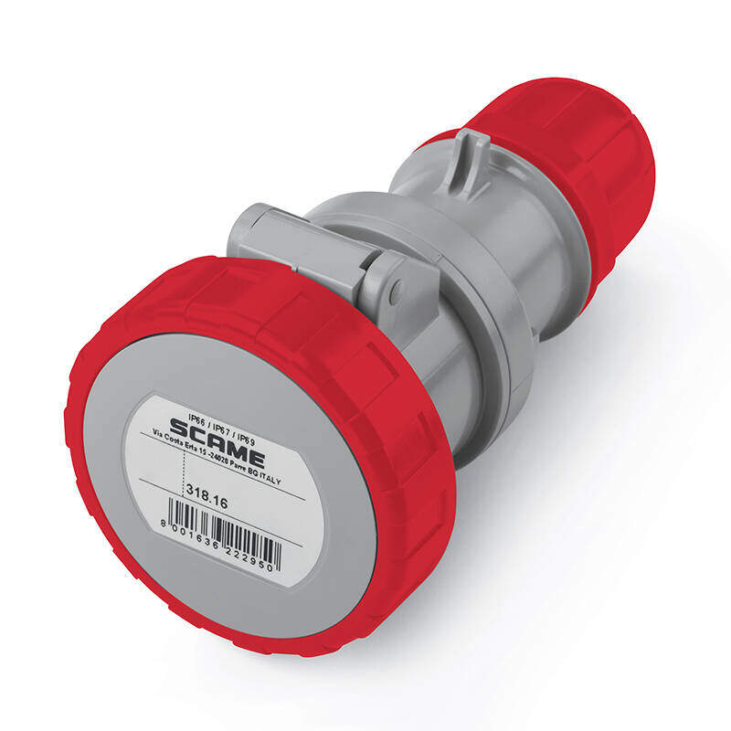 CONNECTOR 16A 3P+E 6h 380-415V 60Hz 50Hz Screw terminals