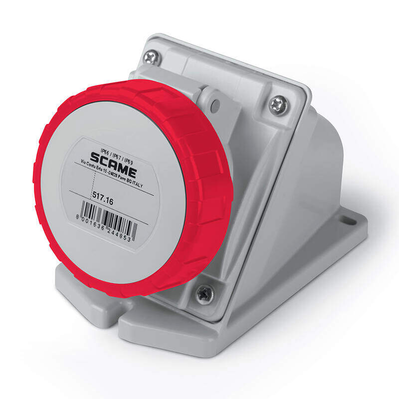 SURFACE MOUNTING SOCKET 16A 3P+N+E 6h 346-415V 50Hz 60Hz Screw terminals