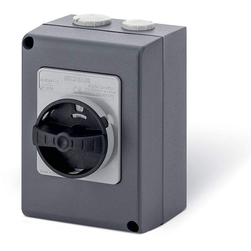 SWITCH DISCONNECTOR - 20A 4P(3P+N) IP66 105x150x82mm Y1 IK10 GENERAL GREY/BLACK