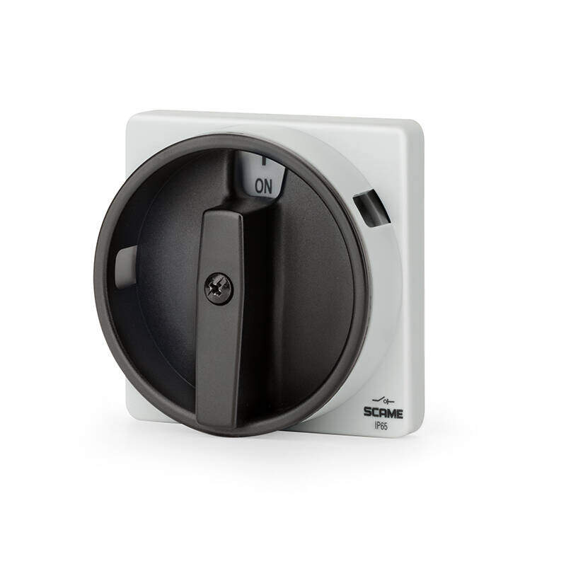 FRONT OPERATOR PADLOCKABLE IP65 standard 67x67mm Y1 F1 D1 GENERAL GREY/BLACK