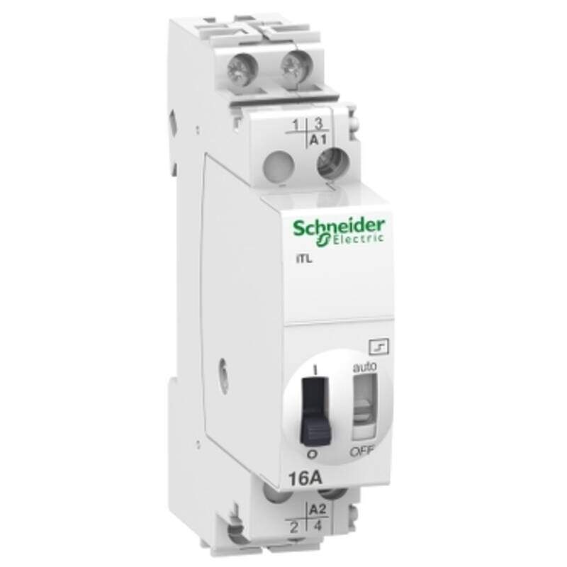 impulse relay iTL - 2P - 2 NO - 16A - coil 24 VDC - 48 VAC 50/60Hz