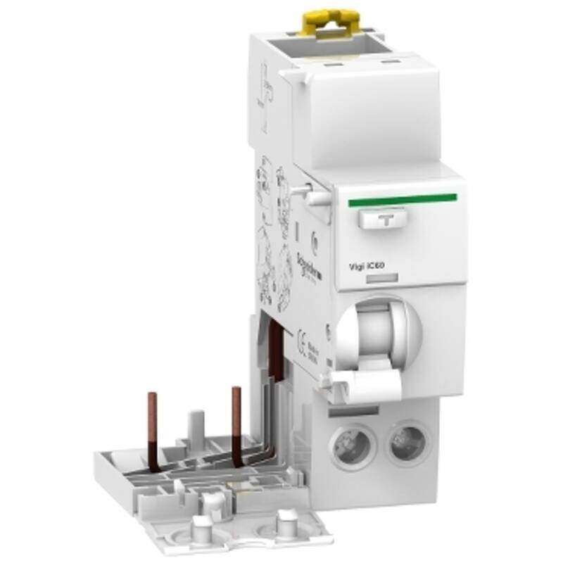 Vigi iC60 - earth leakage add-on block - 2P - 25A - 30mA - AC type