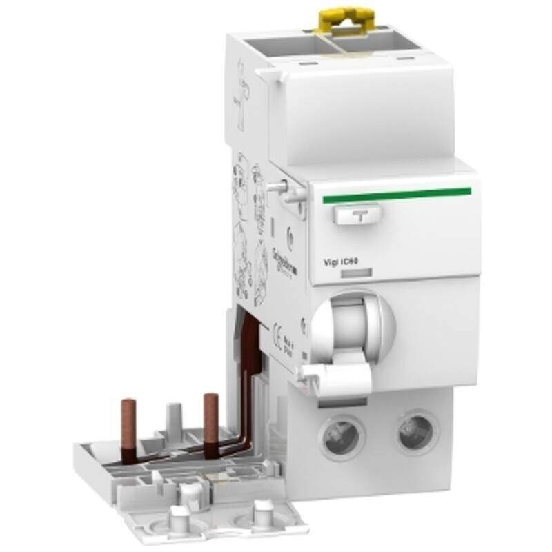 Vigi iC60 - earth leakage add-on block - 2P - 40A - 30mA - AC type