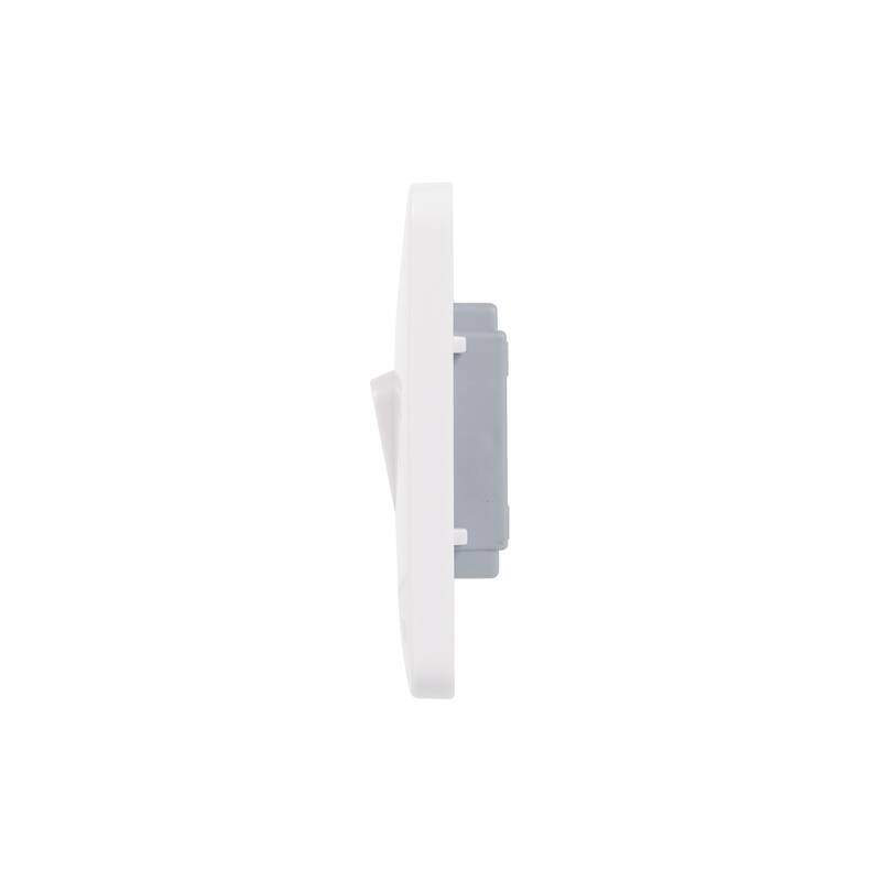 Lisse - intermediate switch - 1 gang - 10AX - white