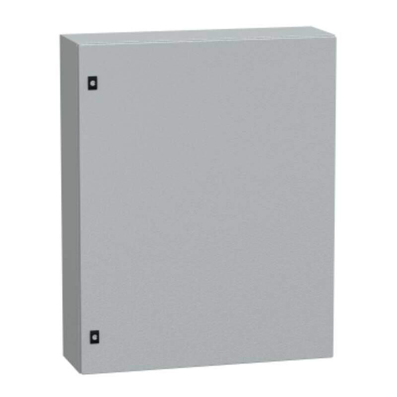 PanelSeT CRN plain door with mount.plate. H1000xW800xD250 IP66 IK10 RAL7035..