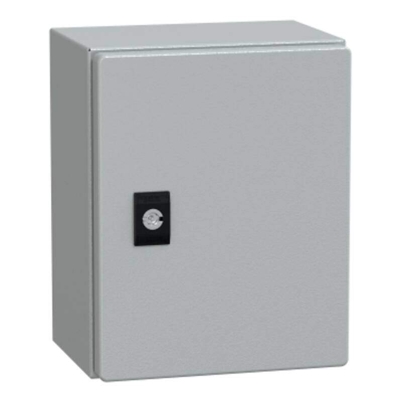 PanelSeT CRN plain door with mount.plate. H250xW200xD150 IP66 IK10 RAL7035..
