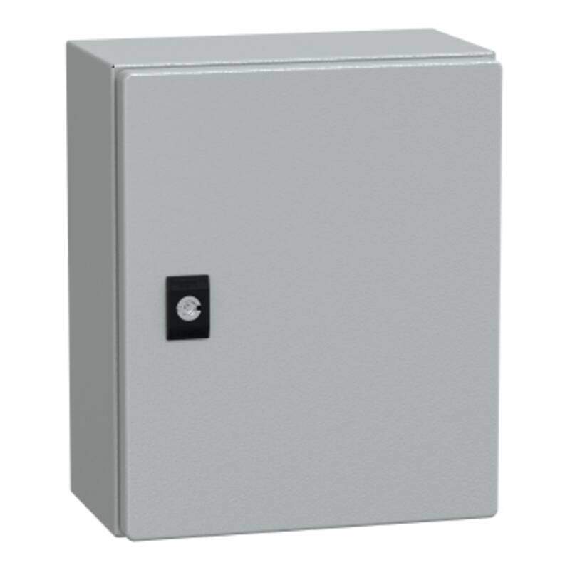 PanelSeT CRN plain door with mount.plate. H300xW250xD150 IP66 IK10 RAL7035..