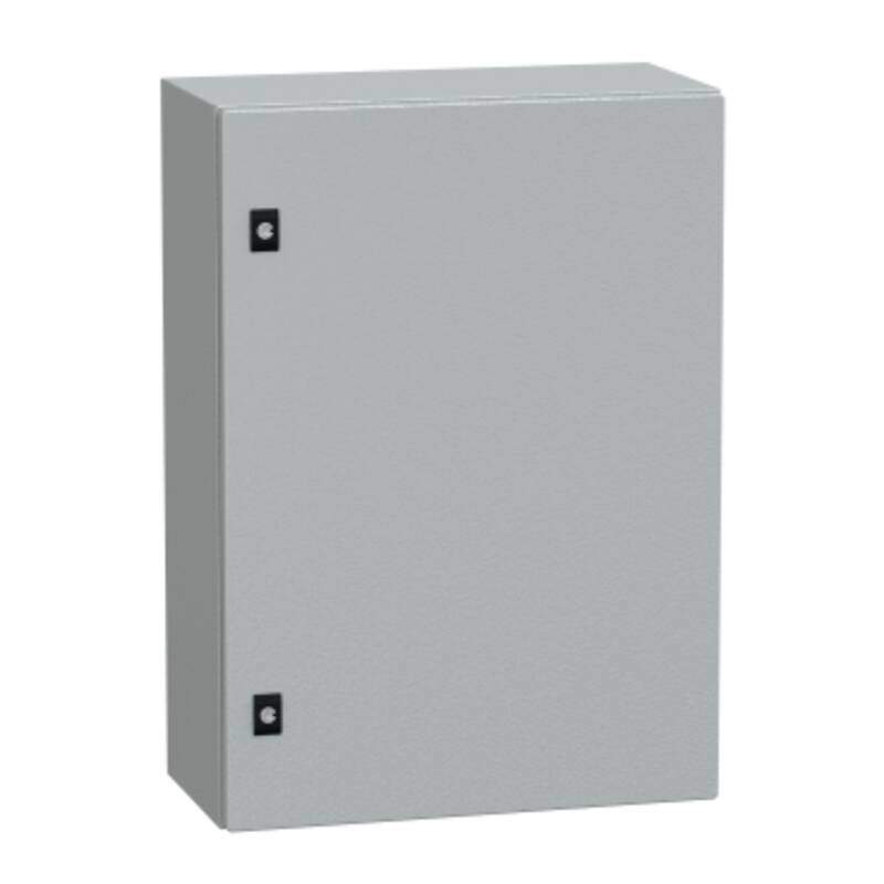 PanelSeT CRN plain door with mount.plate. H700xW500xD250 IP66 IK10 RAL7035..
