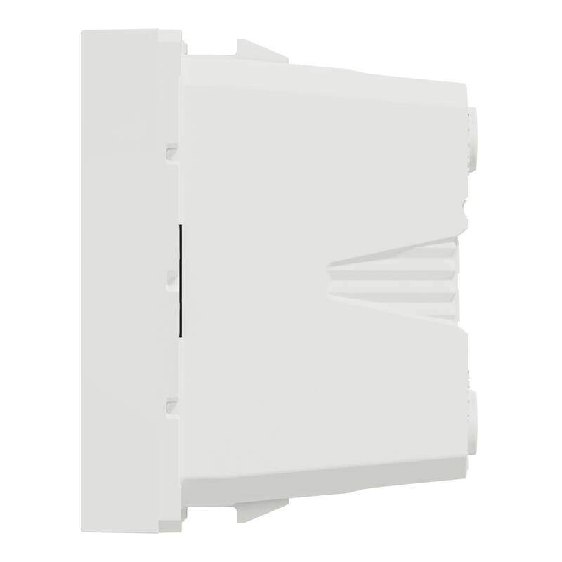Socket-outlet, New Unica, 2P, 16A, Euroamerican, white