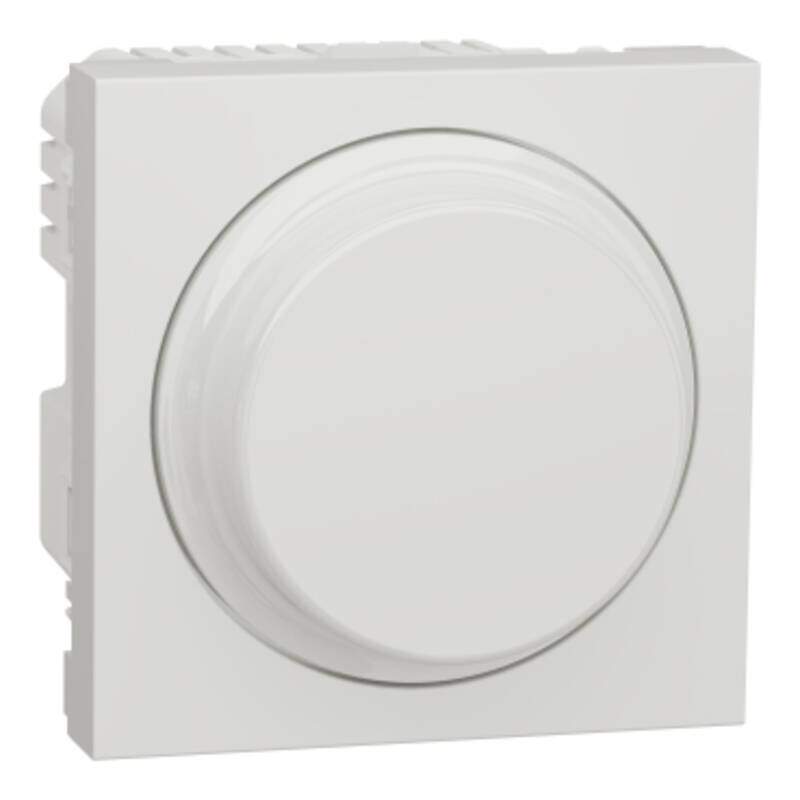 New Unica - dimmer - rotary push type - white