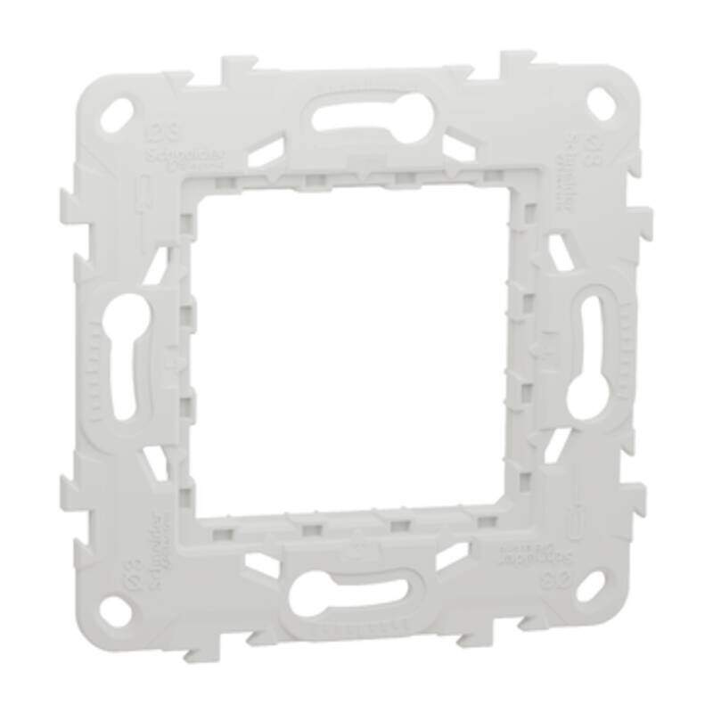 Fixing frame, New Unica, plastic, 2 modules, 1 gang