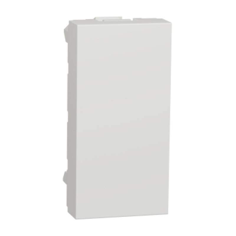 Blind cover, New Unica, 1 module, white