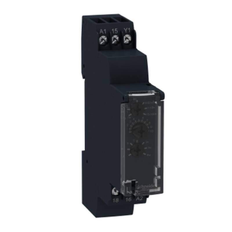multifunction relay, Harmony Timer Relays, 8A, 1CO, 0.1s..100h, 10 functions, 24V DC or 24...240V AC