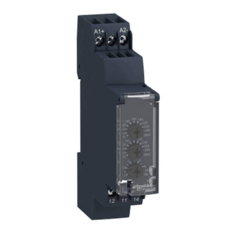 voltage control relay, Harmony Control Relays, 5A, 1CO, overvoltage and undervoltage detection, 20...80V AC DC