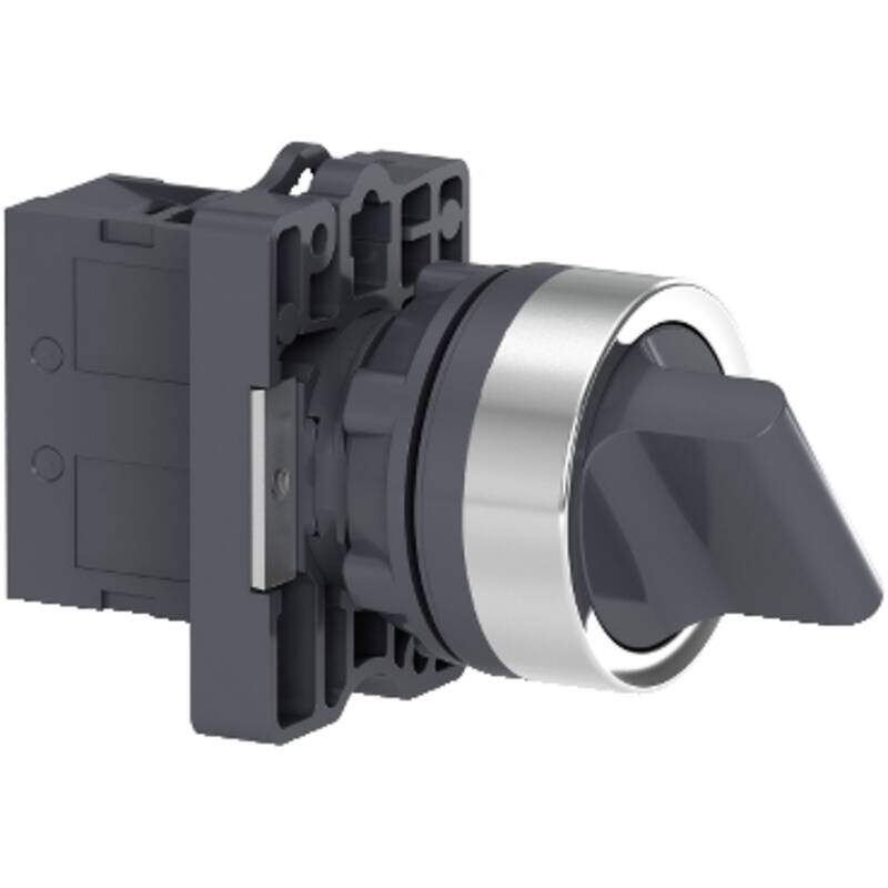 selector switch - Ø22 - standard handle - 2 positions - 1NO