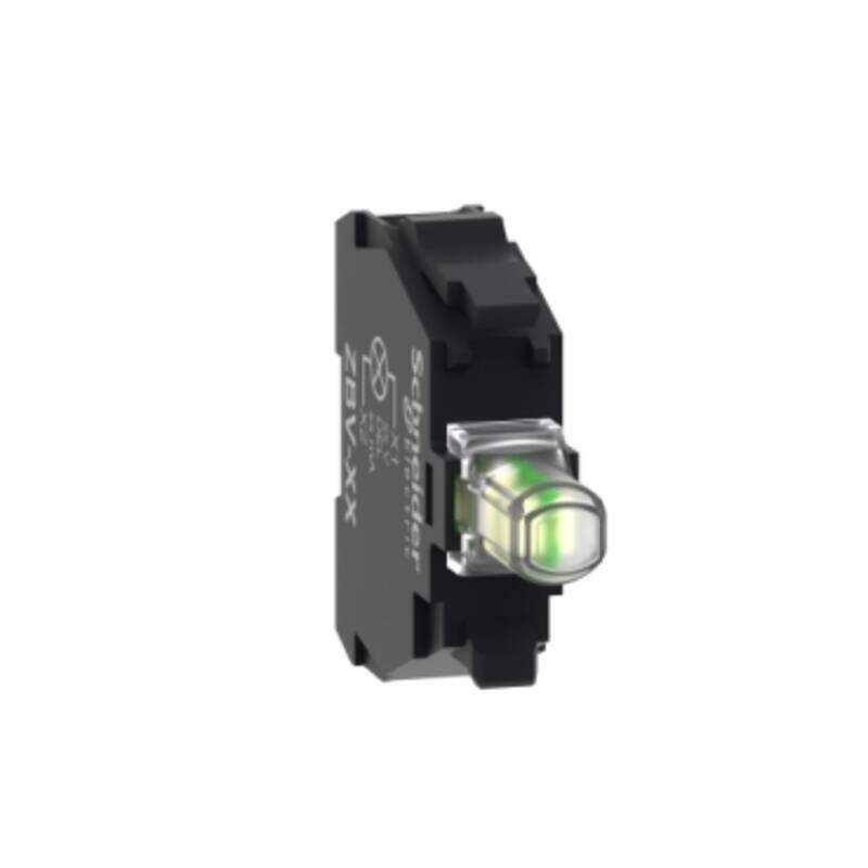 Light block, Harmony XB4, Harmony XB5, for head 22mm, universal LED, screw clamp terminals, 110...120V AC